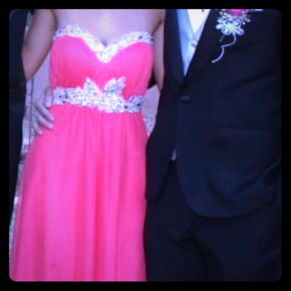 Coral Evening Gown